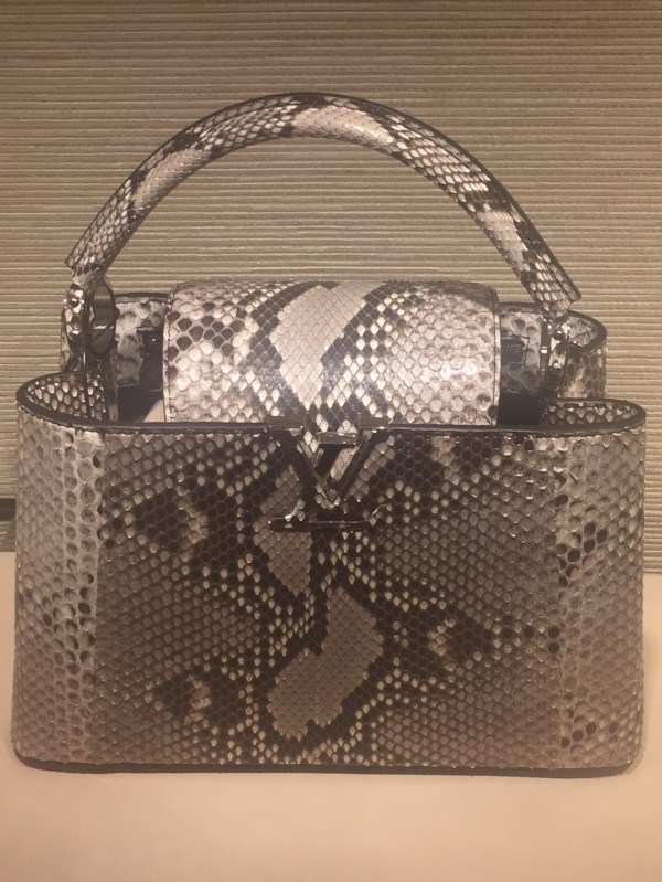 Louis Vuitton snakeskin handbag SS17