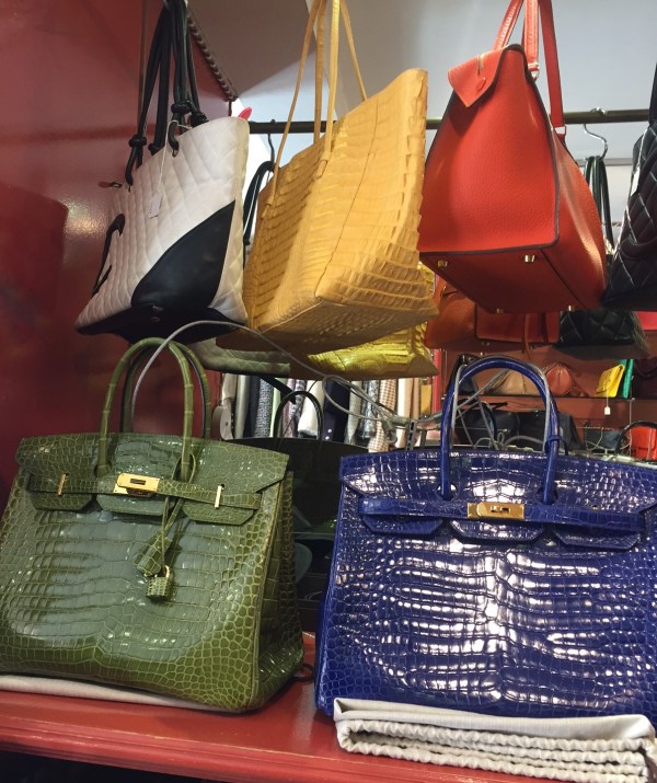 Secondhand designer handbags in west London