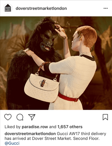 Dover Street Market London and Gucci AW17 collection