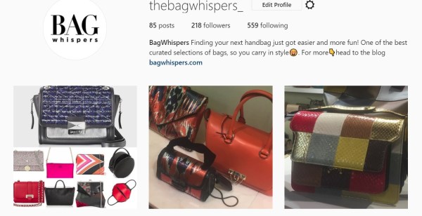 5 favourite bags from instagram for London Fashion Week