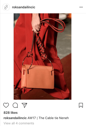 Roksanda red strap shoulder bag