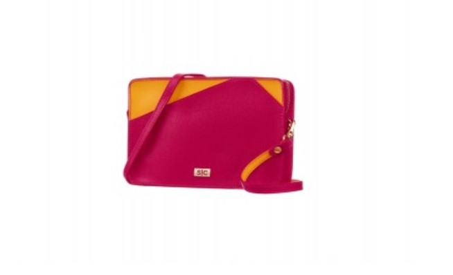 Stacy Chan London fuschia pink mini bag