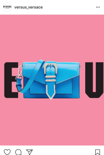 Versus Versace buckle shoulder bag