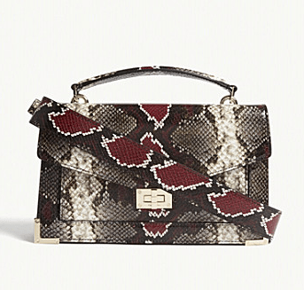 The Kooples Emily Python Embossed bag