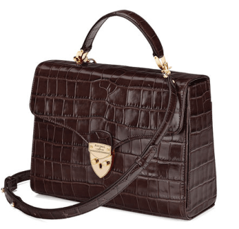 Croc effect Mayfair bag from Aspinal of London