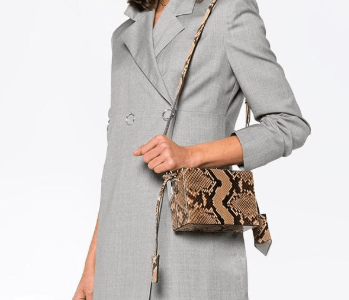 Python mini box bag from Calvin Klein
