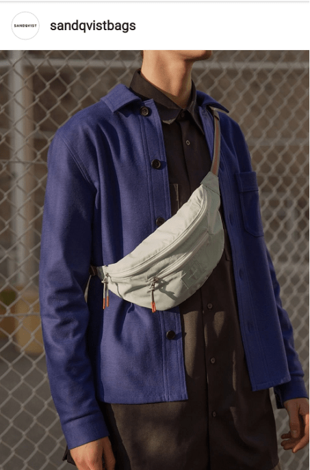 Men's designer bag brands on instagram