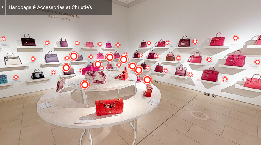 Christies handbag auctions London and New York