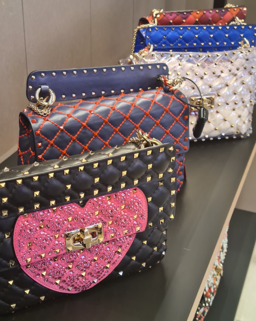 Discount designer bags for AW'20 including the studded Garavani shoulder bag from Valentino