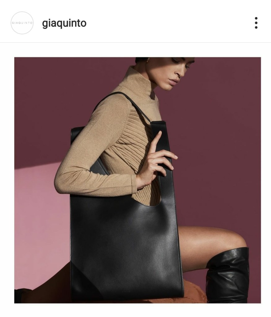 Tall tote bags on instagram