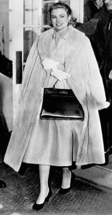 Grace Kelly and her Hermes bag