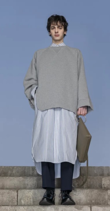 Men's outfits, colours and bags for AW'21