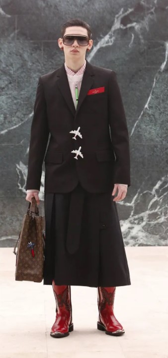 Men's outfits, colours and bags for AW'21