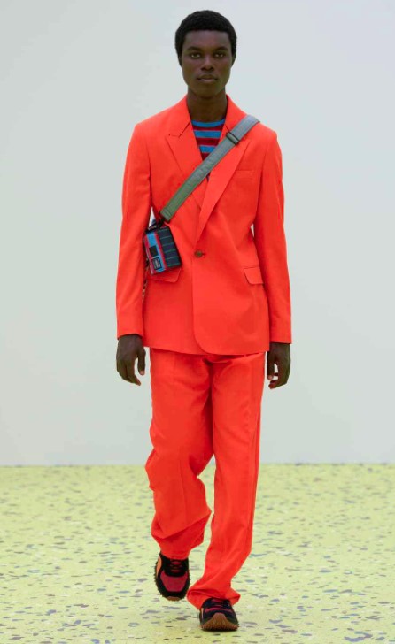 SS'22 menswear suits and bag styles