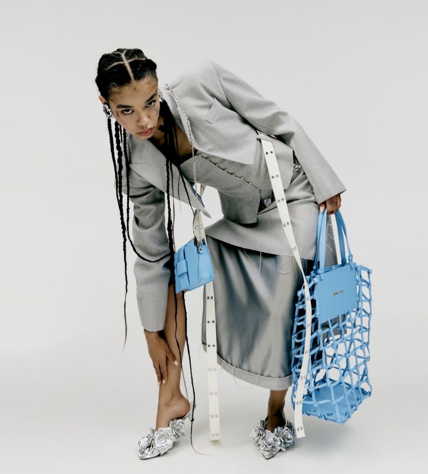 Blue bags from Spanish brand Bimba y Lola