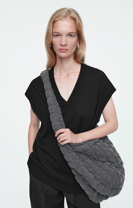 cos oversized quilted crossbody £85