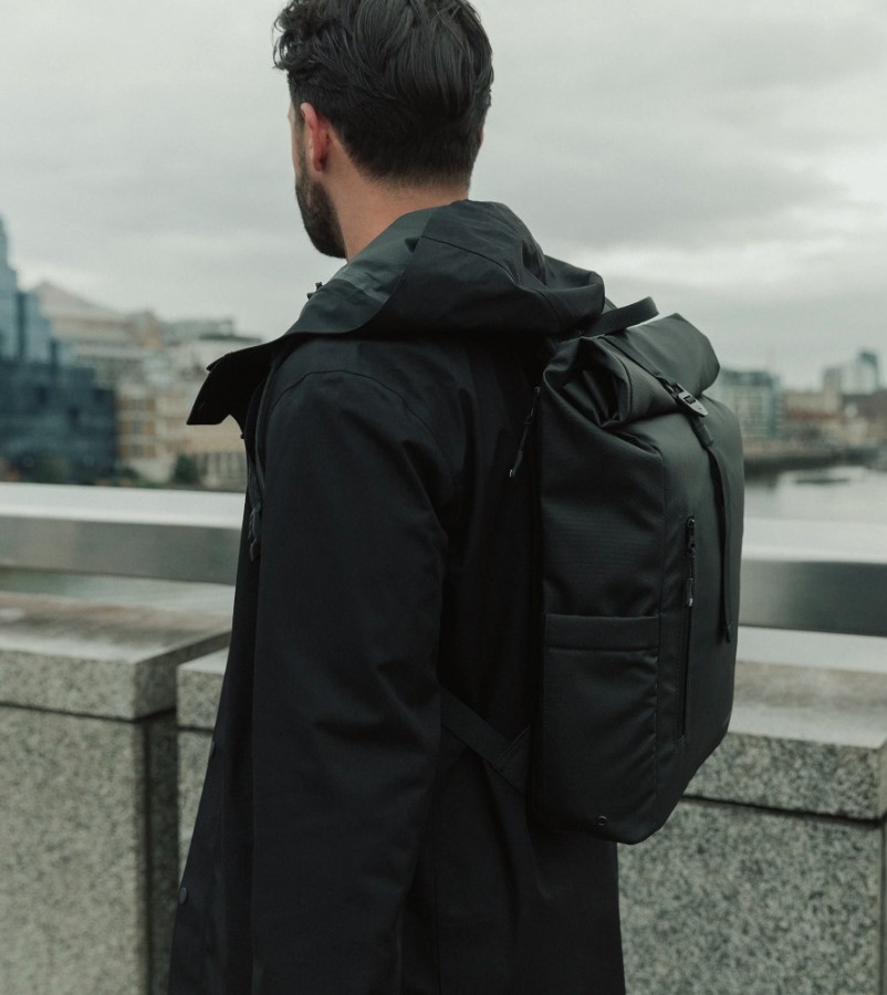 Stubble and Co roll top backpack